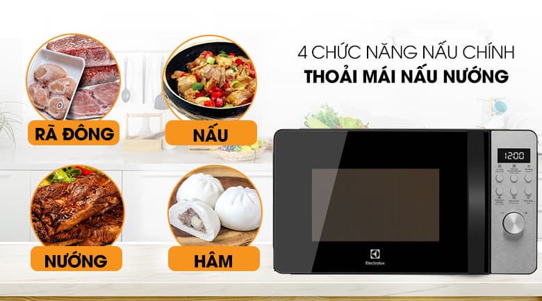 Lò vi sóng Electrolux 20 lít EMM20D38GB Lò vi sóng Electrolux 20 lít EMM20D38GB
