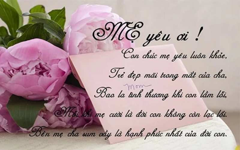 Mẫu thiệp chúc mừng 20/10 tặng mẹ độc đáo Mẫu thiệp chúc mừng 20/10 tặng mẹ độc đáo