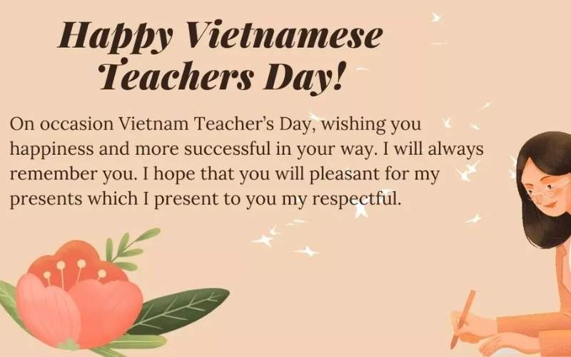 Lời chúc 20/11 bằng tiếng Anh dài, sâu sắc tặng thầy cô giáo