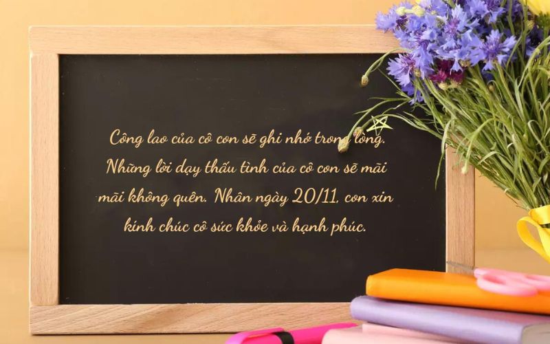 Lời chúc đặc biệt dành tặng thầy giáo, người tận tâm dìu dắt và truyền đạt tri thức cho bao thế hệ