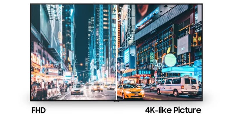 Màn hình siêu nét tivi samsung 4k