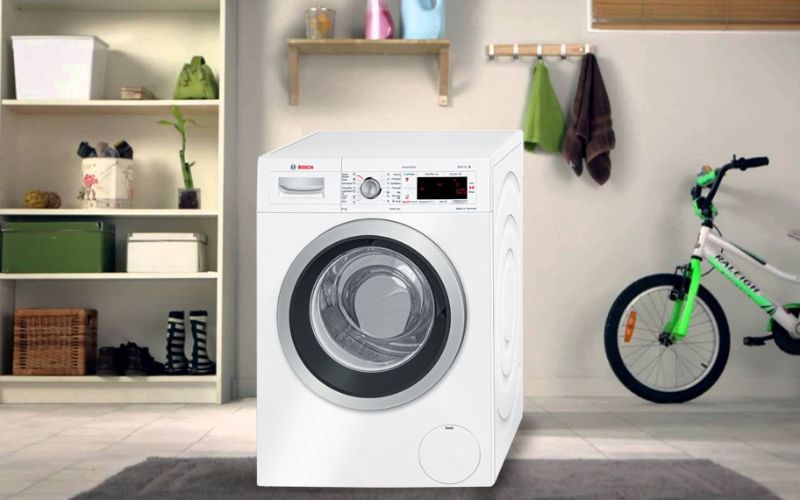 Chiếc máy giặt lồng ngang Bosch giúp không gian giặt sấy hiện đại, tiện nghi hơn Chiếc máy giặt lồng ngang Bosch giúp không gian giặt sấy hiện đại, tiện nghi hơn