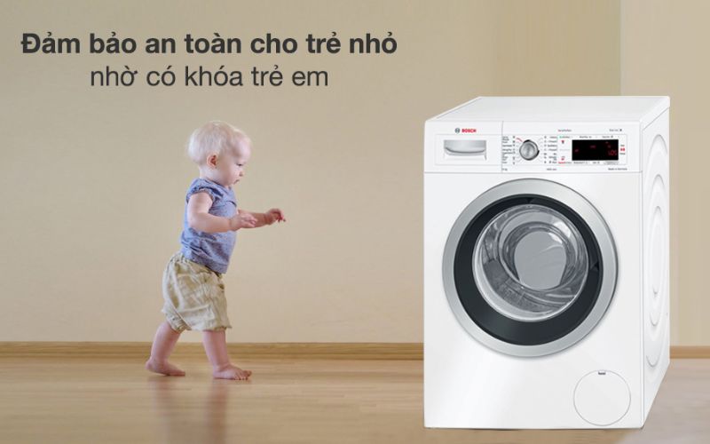 Các tính năng thông minh hỗ trợ sử dụng máy giặt Bosch tiện lợi hơn Các tính năng thông minh hỗ trợ sử dụng máy giặt Bosch tiện lợi hơn