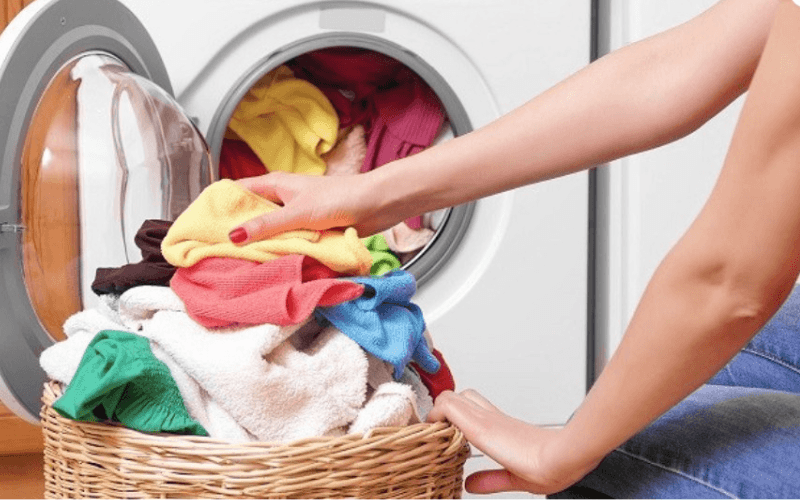 Không nên giặt vượt số khối lượng quy định từ nhà sản xuất Không nên giặt vượt số khối lượng quy định từ nhà sản xuất