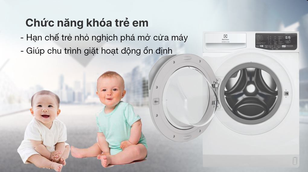 Các tiện ích đi kèm sử dụng máy giặt Electrolux thoải mái, tiện nghi hơn Các tiện ích đi kèm sử dụng máy giặt Electrolux thoải mái, tiện nghi hơn