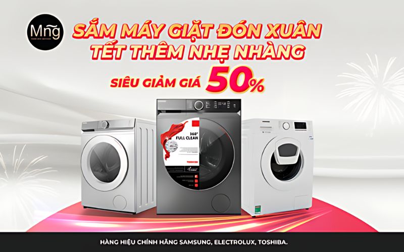 Mua máy giặt vào mùa giảm giá để nhận ưu đãi hấp dẫn và tiết kiệm chi phí Mua máy giặt vào mùa giảm giá để nhận ưu đãi hấp dẫn và tiết kiệm chi phí