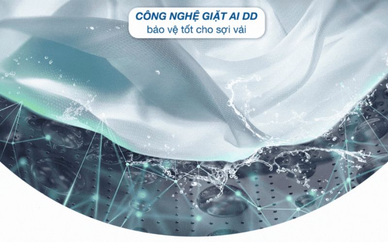 Công nghệ AI DD chọn lựa chuyển động tối ưu, bảo vệ sợi vải đến 18% Công nghệ AI DD chọn lựa chuyển động tối ưu, bảo vệ sợi vải đến 18%