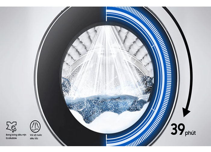 Máy giặt lồng ngang Samsung AI Inverter 10kg WW10TP54DSH/SV Máy giặt lồng ngang Samsung AI Inverter 10kg WW10TP54DSH/SV