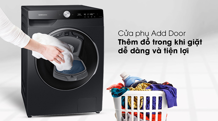 Máy giặt lồng ngang Samsung AI 12KG WW12TP94DSB/SV