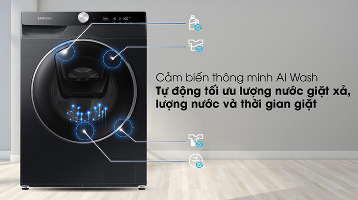 Máy giặt lồng ngang Samsung AI 12KG WW12TP94DSB/SV Máy giặt lồng ngang Samsung AI 12KG WW12TP94DSB/SV
