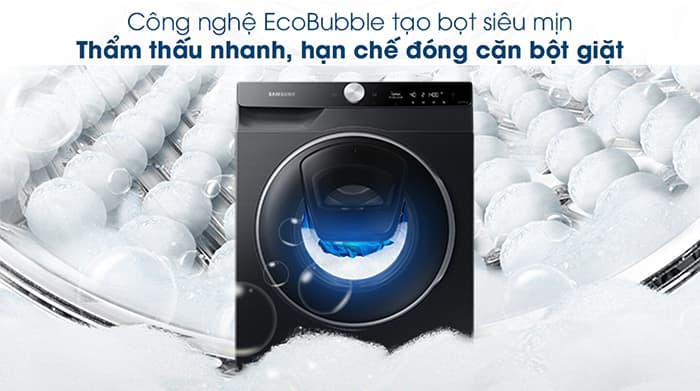 Máy giặt lồng ngang Samsung AI 12KG WW12TP94DSB/SV