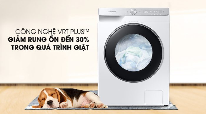 Máy giặt lồng ngang Samsung AI Inverter 9KG WW90TP44DSH/SV