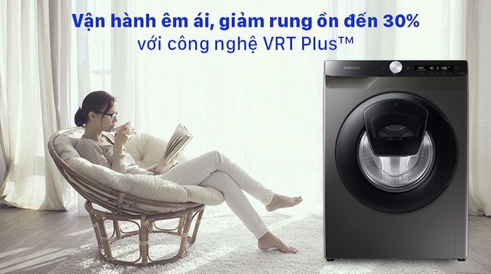 Máy giặt lồng ngang Samsung Inverter 8.5KG WW85T554DAX/SV
