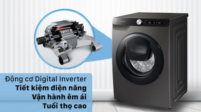 Máy giặt lồng ngang Samsung Inverter 8.5KG WW85T554DAX/SV