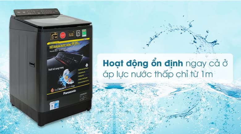 Máy giặt Panasonic lồng đứng 12,5 Kg NA-FD125V1BV