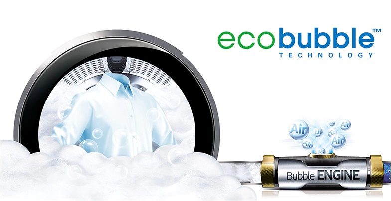 Bong bóng EcoBubble thẩm thấu nhanh gấp 40 lần, làm sạch mọi vết bẩn Bong bóng EcoBubble thẩm thấu nhanh gấp 40 lần, làm sạch mọi vết bẩn