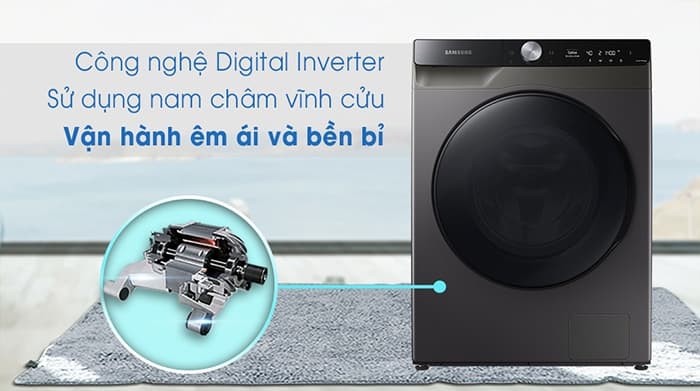 Máy giặt sấy Samsung AI 11KG WD11T734DBX/SV Máy giặt sấy Samsung AI 11KG WD11T734DBX/SV