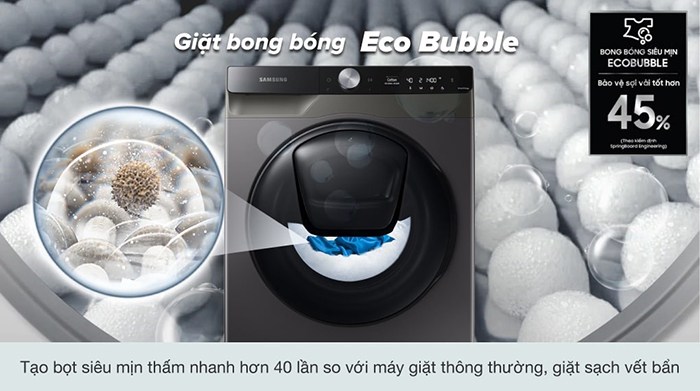 Máy giặt sấy Samsung AI 9KG WD95T754DBX/SV Máy giặt sấy Samsung AI 9KG WD95T754DBX/SV