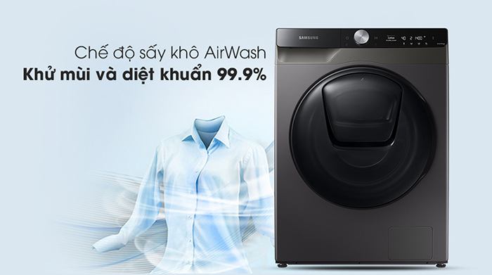 Máy giặt sấy Samsung AI 9KG WD95T754DBX/SV Máy giặt sấy Samsung AI 9KG WD95T754DBX/SV