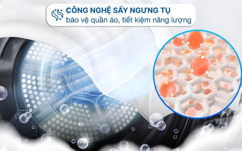  Công nghệ sấy ngưng tụ giữ gìn quần áo tốt hơn, tiết kiệm năng lượng