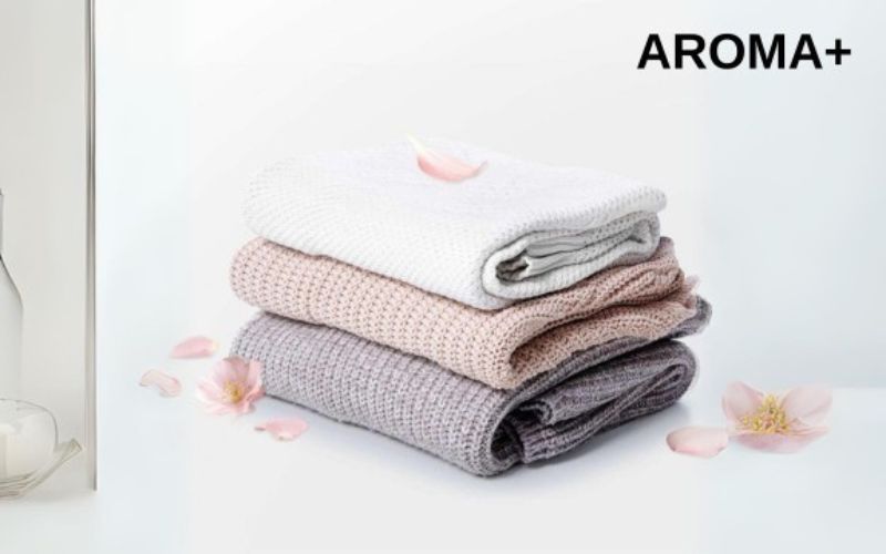 Công nghệ Aroma+ cho quần áo mềm mại, lưu hương cả ngày  Công nghệ Aroma+ cho quần áo mềm mại, lưu hương cả ngày