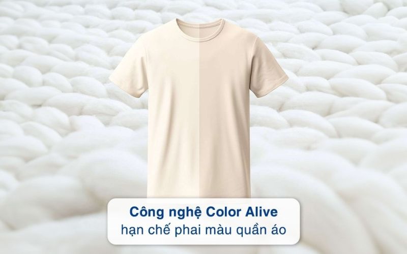 Công nghệ Color Alive giữ gìn quần áo bền màu, luôn như mới  Công nghệ Color Alive giữ gìn quần áo bền màu, luôn như mới