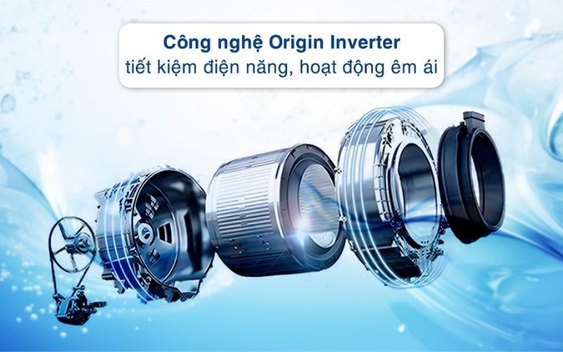 Công nghệ Origin Inverter mang lại hiệu quả tiết kiệm điện, vận hành êm ái  Công nghệ Origin Inverter mang lại hiệu quả tiết kiệm điện, vận hành êm ái