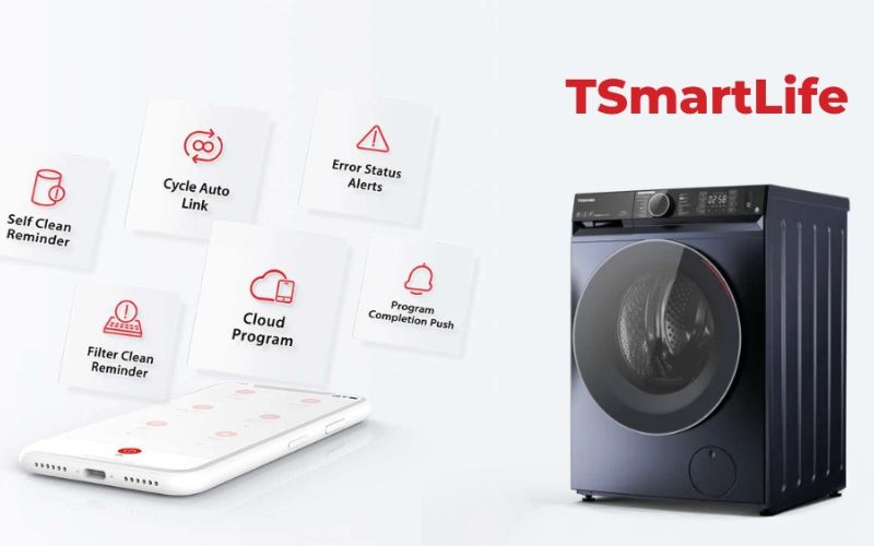 Các tiện ích đi kèm sử dụng máy giặt Toshiba tiện nghi, hiện đại hơn Các tiện ích đi kèm sử dụng máy giặt Toshiba tiện nghi, hiện đại hơn