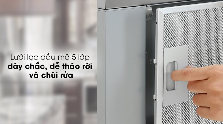 Tấm lưới lọc nhôm cấu tạo 5 lớp bền chắc lọc sạch dầu mỡ Tấm lưới lọc nhôm cấu tạo 5 lớp bền chắc lọc sạch dầu mỡ