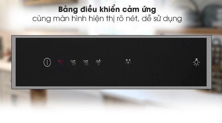 Bảng điều khiển cảm ứng nhanh nhạy tiện quan sát, sử dụng dễ dàng Bảng điều khiển cảm ứng nhanh nhạy tiện quan sát, sử dụng dễ dàng