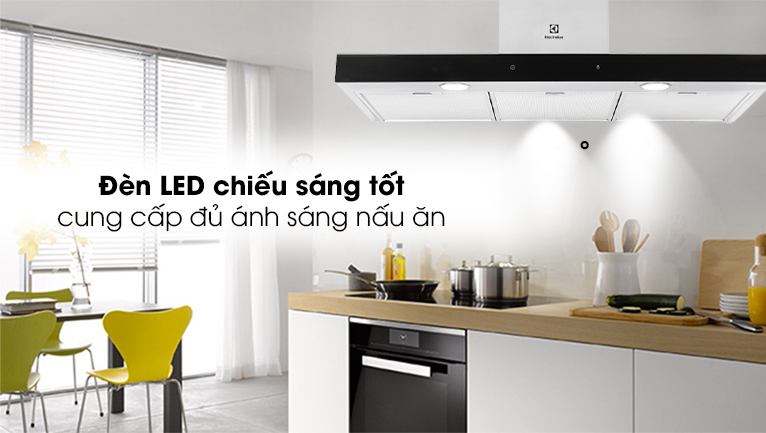 Hệ thống đèn LED tiết kiệm điện tăng cường ánh sáng cho cả khu bếp Hệ thống đèn LED tiết kiệm điện tăng cường ánh sáng cho cả khu bếp