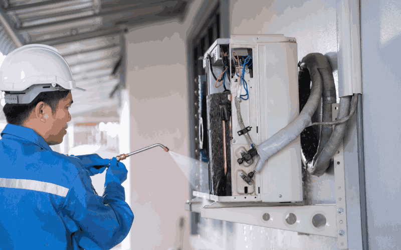 Điều hòa không hoạt động có thể do bụi bẩn tích tụ lâu ngày trên dàn nóng.  Điều hòa không hoạt động có thể do bụi bẩn tích tụ lâu ngày trên dàn nóng.