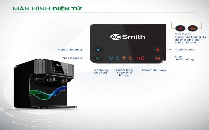 Chiếc máy lọc nước A. O. Smith tô điểm thêm cho mọi không gian Chiếc máy lọc nước A. O. Smith tô điểm thêm cho mọi không gian