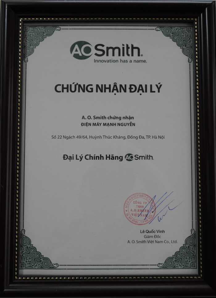Máy lọc nước AO Smith Máy lọc nước AO Smith