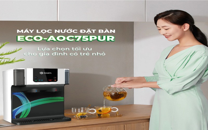 Công suất 75 GPD lọc 1108l/h cung cấp lượng nước dồi dào