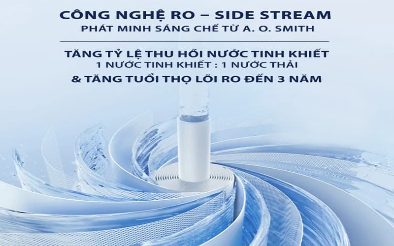 Công nghệ RO - Side Stream tăng tỷ lệ thu hồi nước Công nghệ RO - Side Stream tăng tỷ lệ thu hồi nước
