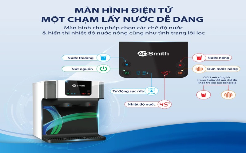 Các tiện ích đi kèm tùy chỉnh đơn giản, sử dụng an toàn hơn