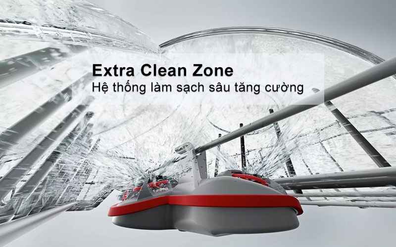 Extra Clean Zone rửa sạch cặn bẩn khó chịu nhất mà không cần tăng nhiệt độ     Extra Clean Zone rửa sạch cặn bẩn khó chịu nhất mà không cần tăng nhiệt độ