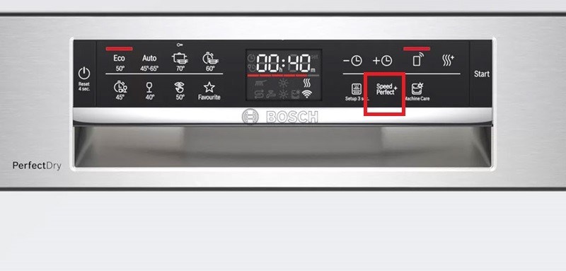 Tính năng SpeedPerfect Plus tăng tốc độ rửa, tiết kiệm 75% thời gian Tính năng SpeedPerfect Plus tăng tốc độ rửa, tiết kiệm 75% thời gian