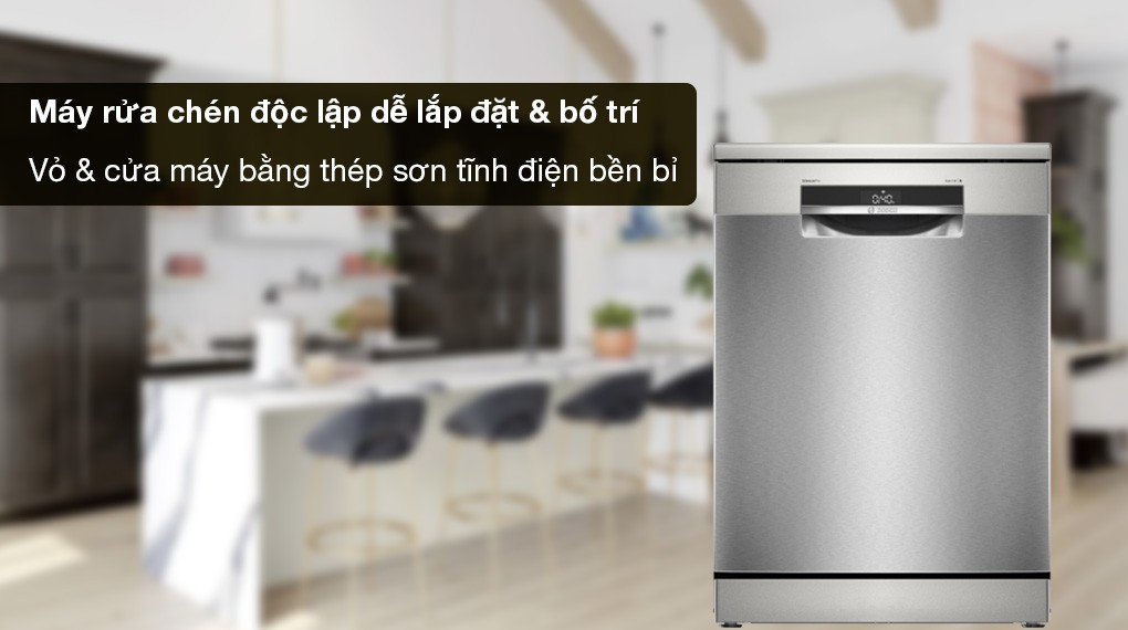 Thiết kế độc lập hiện đại, chất liệu bền bỉ lắp đặt ở nhiều không gian bếp