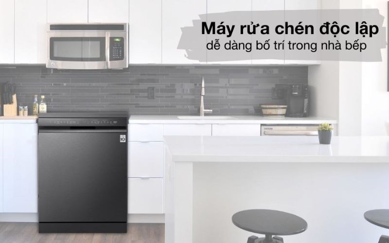 Thiết kế máy độc lập, hiện đại bố trí gọn đẹp ở nhiều không gian bếp