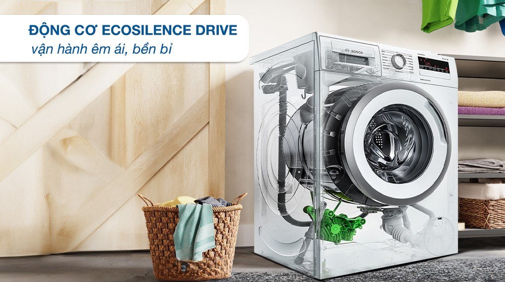  Động cơ EcoSilence Drive vận hành trơn tru, ít ồn, ít tiêu hao điện năng
