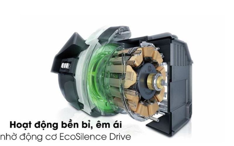 Động cơ EcoSilence Drive kết hợp Anti Vibration hoạt động êm ái, không gây ồn  Động cơ EcoSilence Drive kết hợp Anti Vibration hoạt động êm ái, không gây ồn