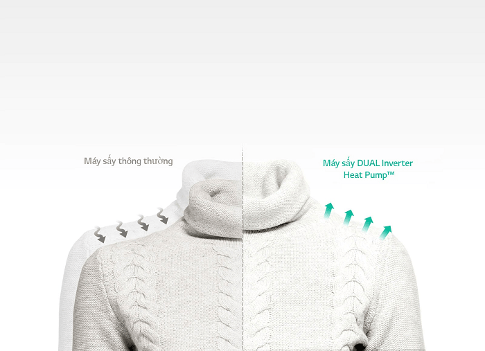 Máy sấy LG 9 Kg lồng ngang Inverter DVHP09B Máy sấy LG 9 Kg lồng ngang Inverter DVHP09B