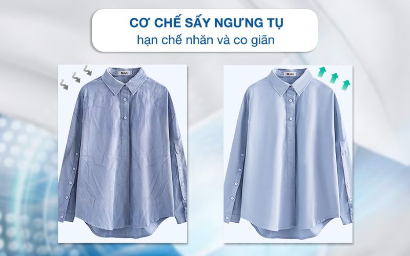 Cơ chế sấy ngưng tụ sấy khô, chăm sóc sợi vải tối ưu  Cơ chế sấy ngưng tụ sấy khô, chăm sóc sợi vải tối ưu