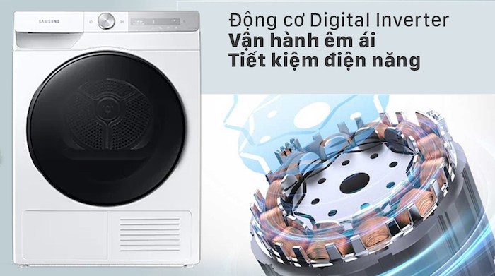Máy sấy Samsung AI Heatpump 9 KG DV90T7240BH/SV Máy sấy Samsung AI Heatpump 9 KG DV90T7240BH/SV