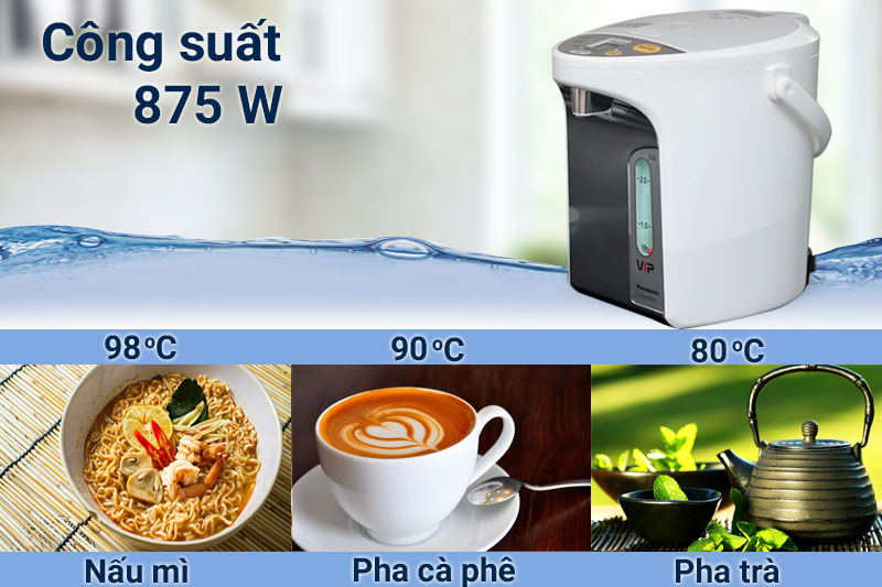 Bình thủy điện Panasonic NC-HU301PZSY 3 lít