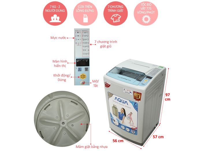 Mua máy giặt cửa trên loại nào tốt nhất hiện nay