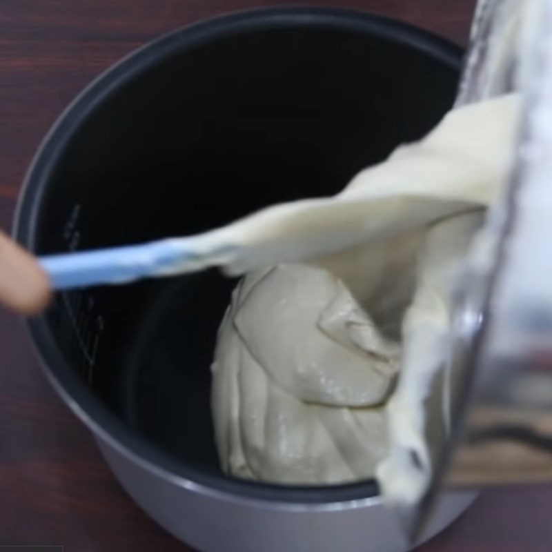 Nướng bánh bằng nồi cơm điện