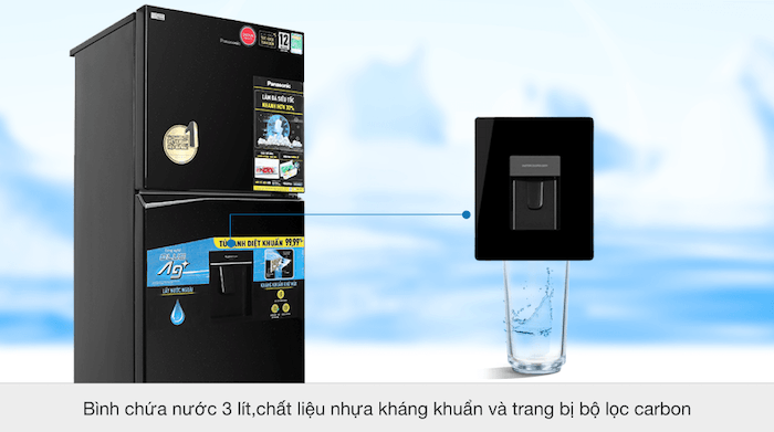 Tủ lạnh Panasonic 2 cánh Inverter 366 Lít NR-TL381VGMV 